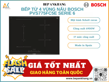 Bếp từ 4 vùng nấu Bosch HMH.PVS775FC5E - Made in Spain